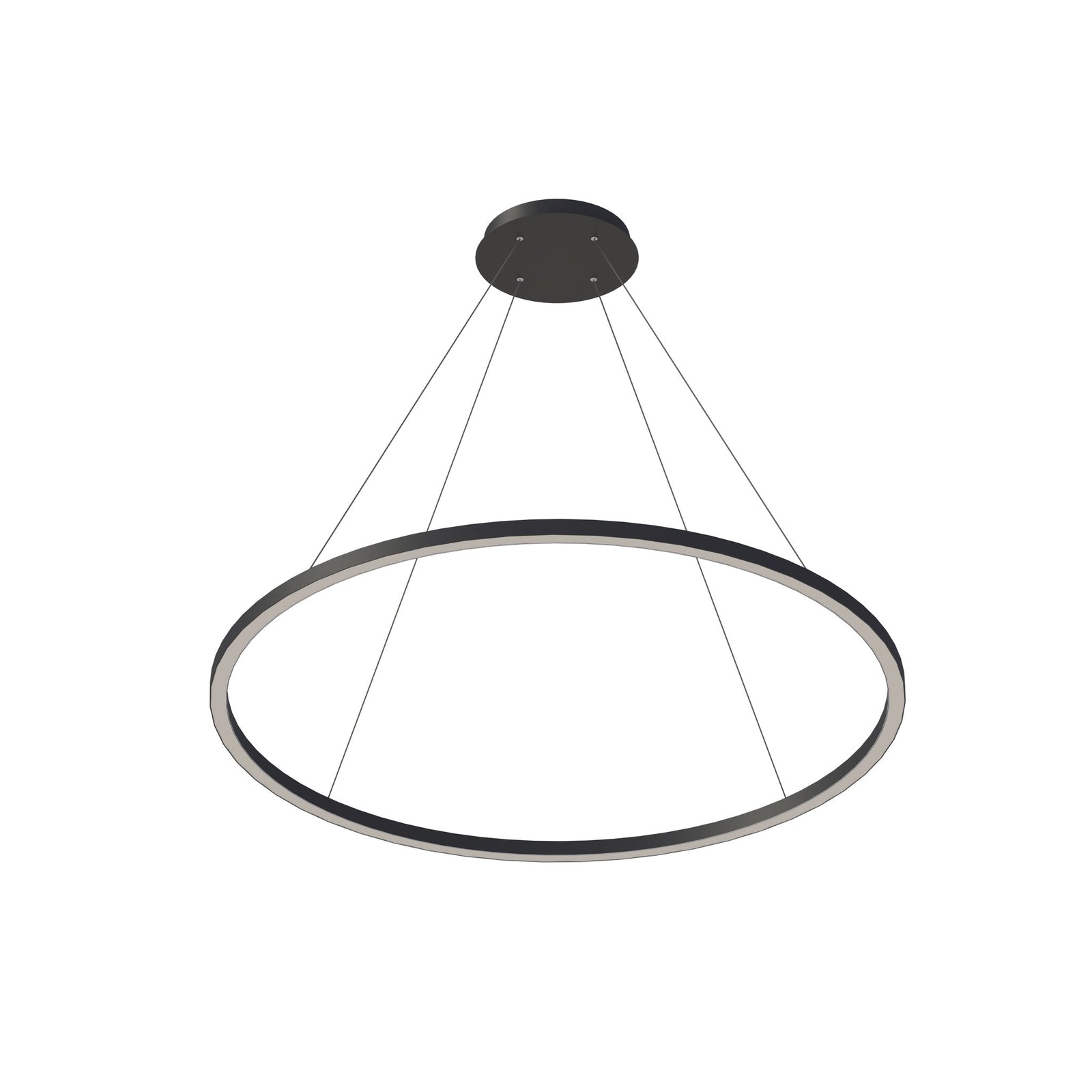 Compass 48" Pendant - Black