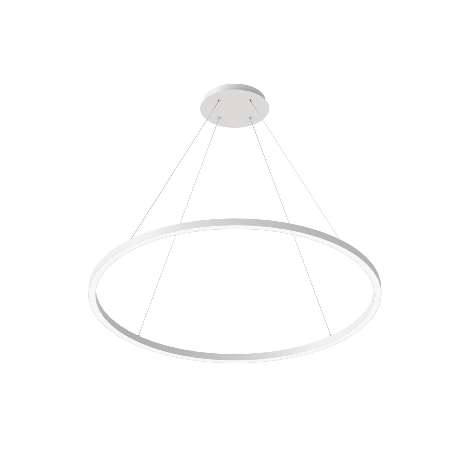 Compass 48" Pendant - White
