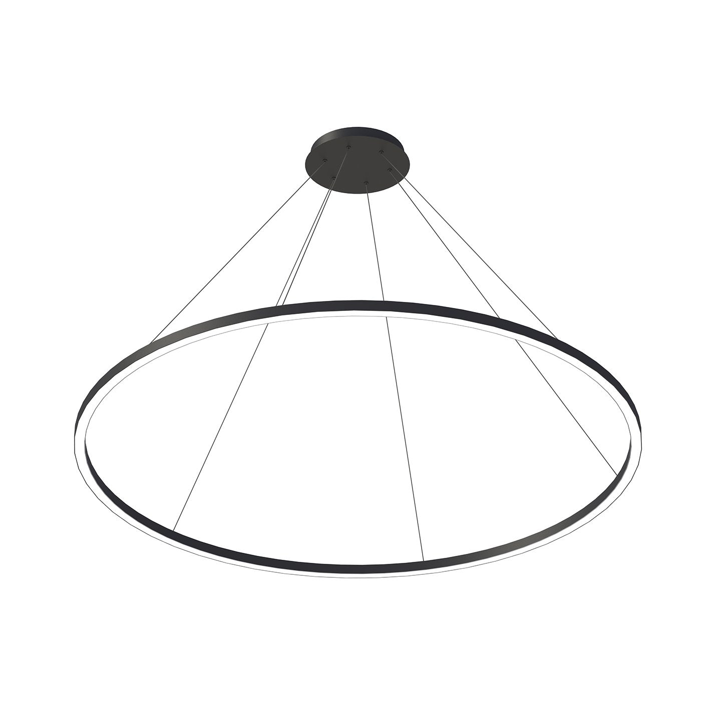 Compass 60" Pendant - Black