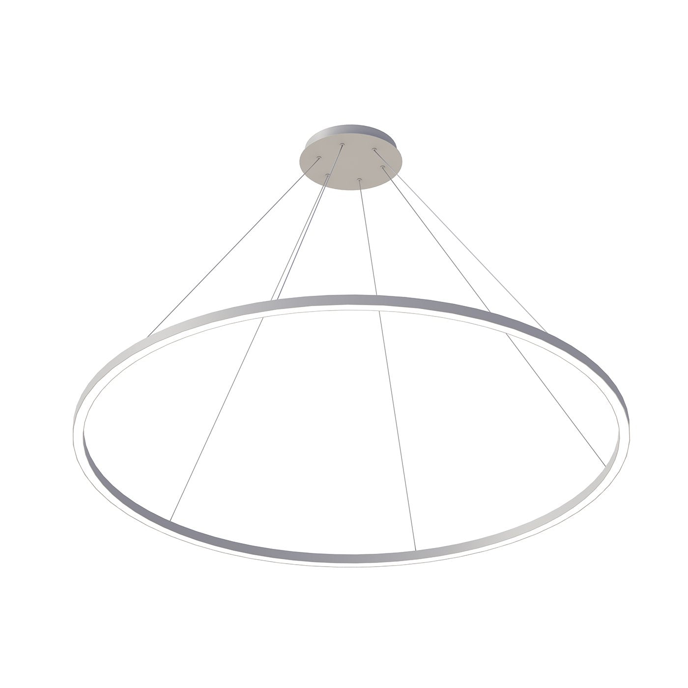 Compass 60" Pendant - White