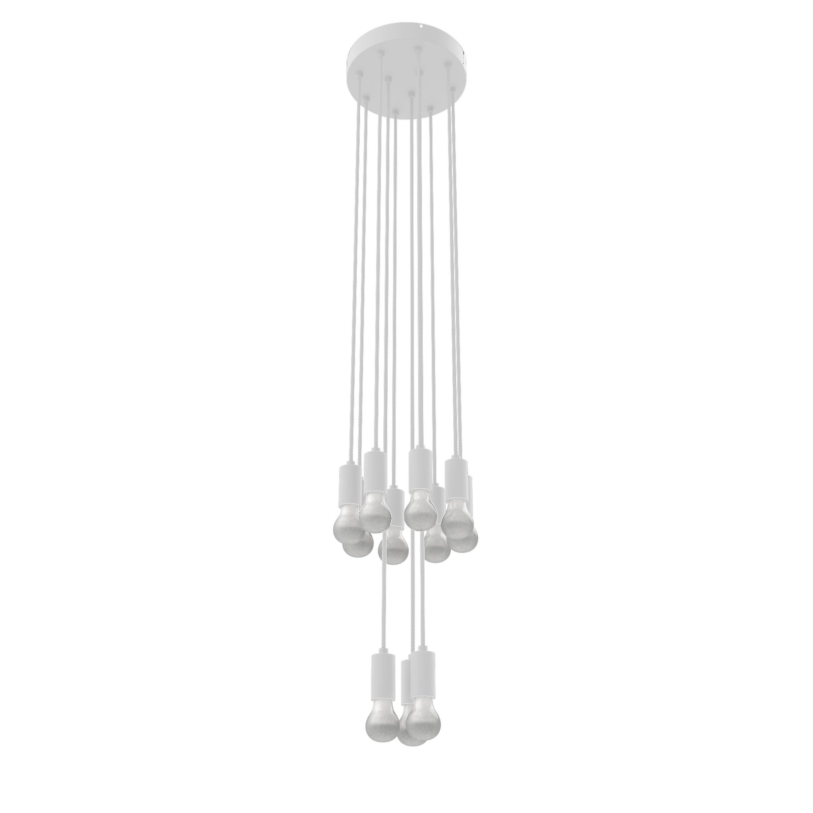 Cords - 11-Port - White Socket - White Cord