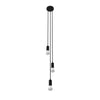Cords - 3-Port - Black Socket - Black Cord