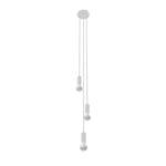 Cords - 3-Port - White Socket - White Cord
