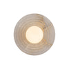 Dahlia 6-in Urban Bronze/Alabaster LED Wall/Vanity