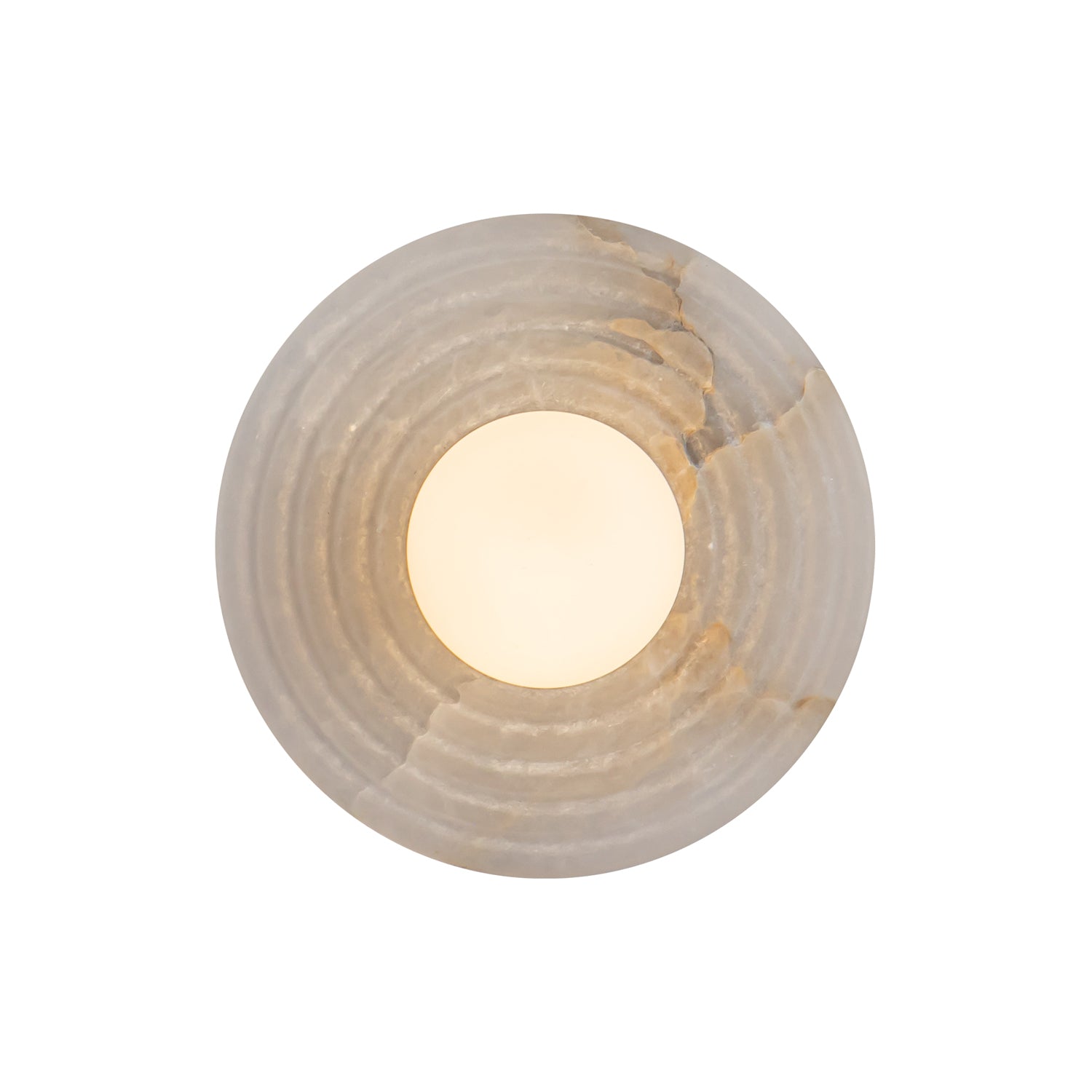 Dahlia 6-in Urban Bronze/Alabaster LED Wall/Vanity
