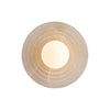 Dahlia 6-in Vintage Brass/Alabaster LED Wall/Vanity