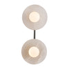 Dahlia 14-in Urban Bronze/Alabaster LED Wall/Vanity
