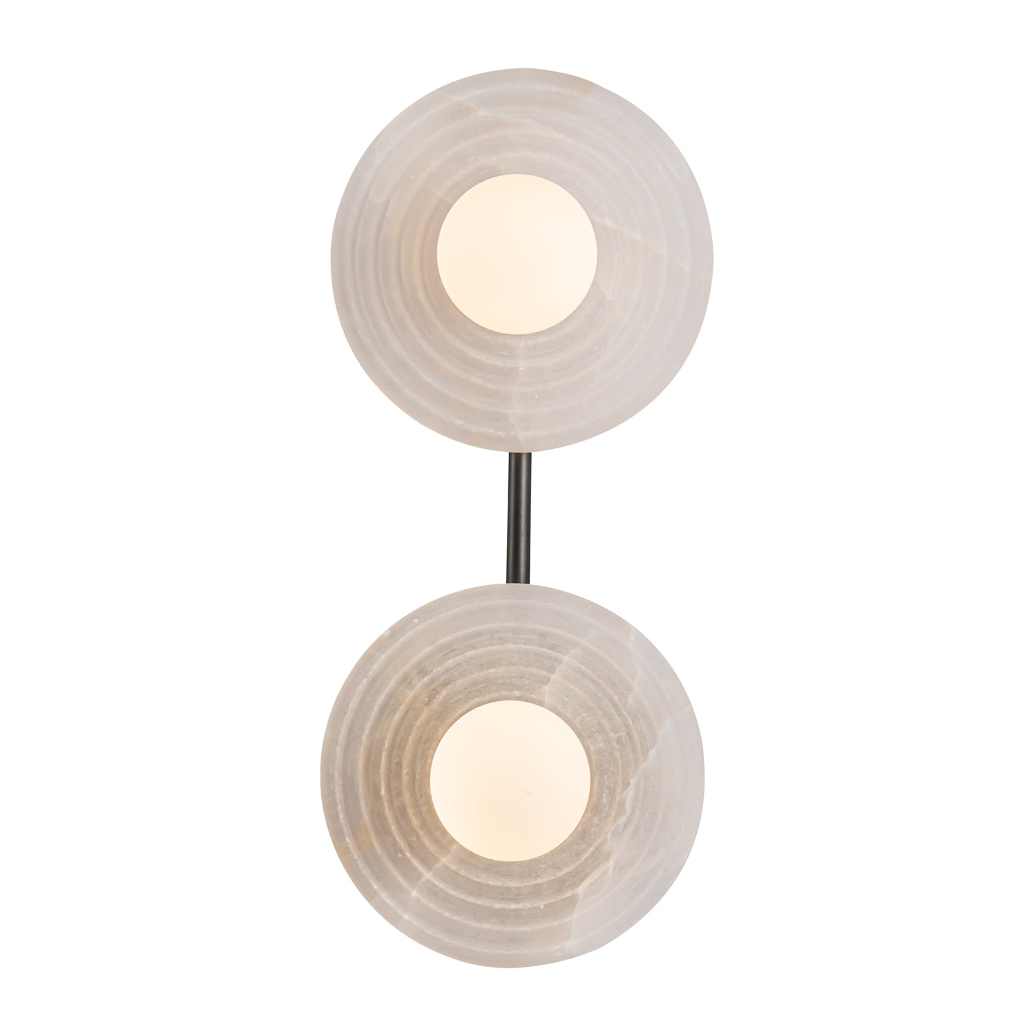Dahlia 14-in Urban Bronze/Alabaster LED Wall/Vanity