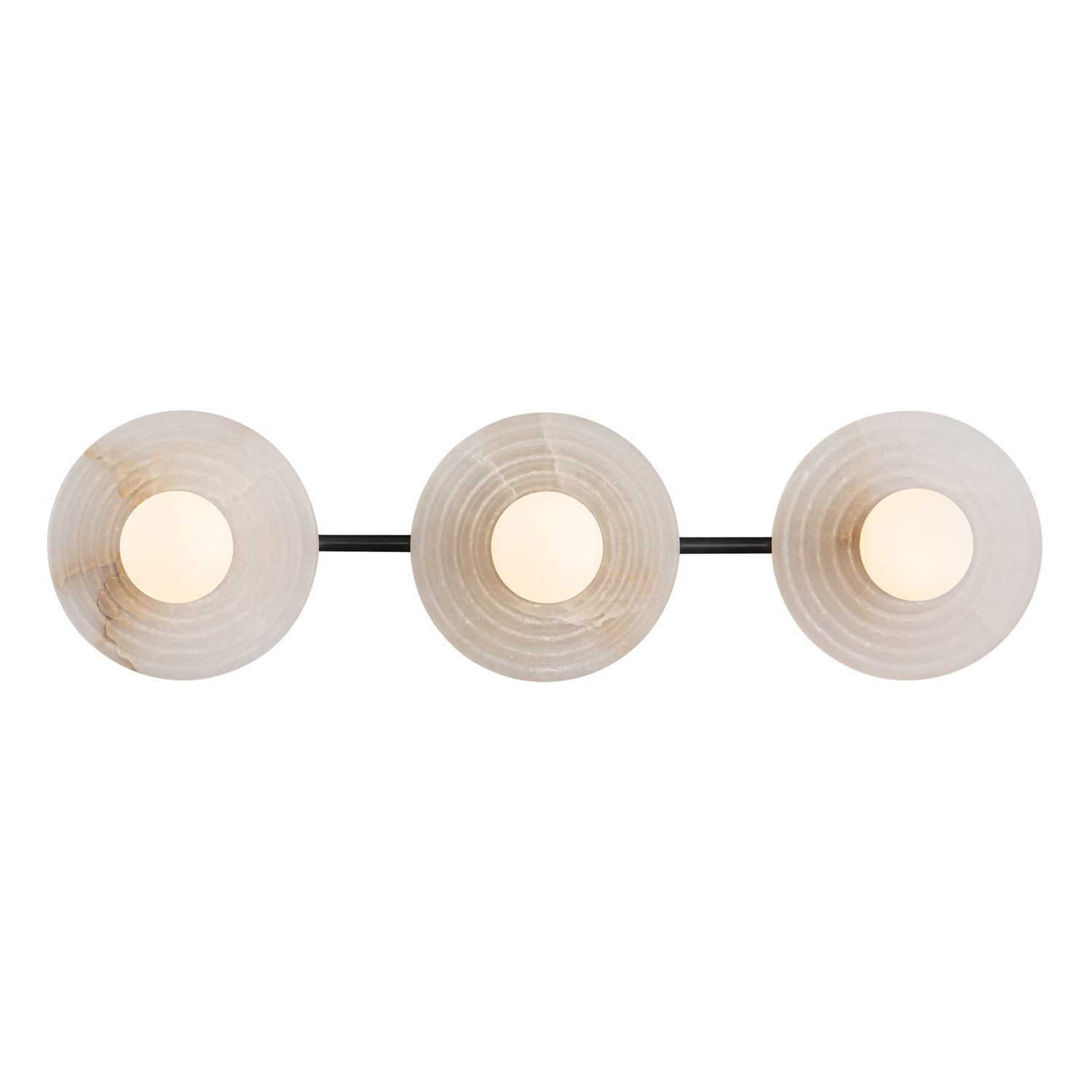 Dahlia 22-in Urban Bronze/Alabaster LED Wall/Vanity