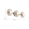 Dahlia 22-in Urban Bronze/Alabaster LED Wall/Vanity