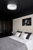 Dalton 16-in White Organza LED Flush Mount
