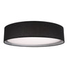 Dalton 20-in Black LED Flush Mount