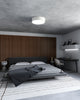 Dalton 20-in White LED Flush Mount