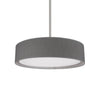 Dalton 16-in Gray LED Pendant