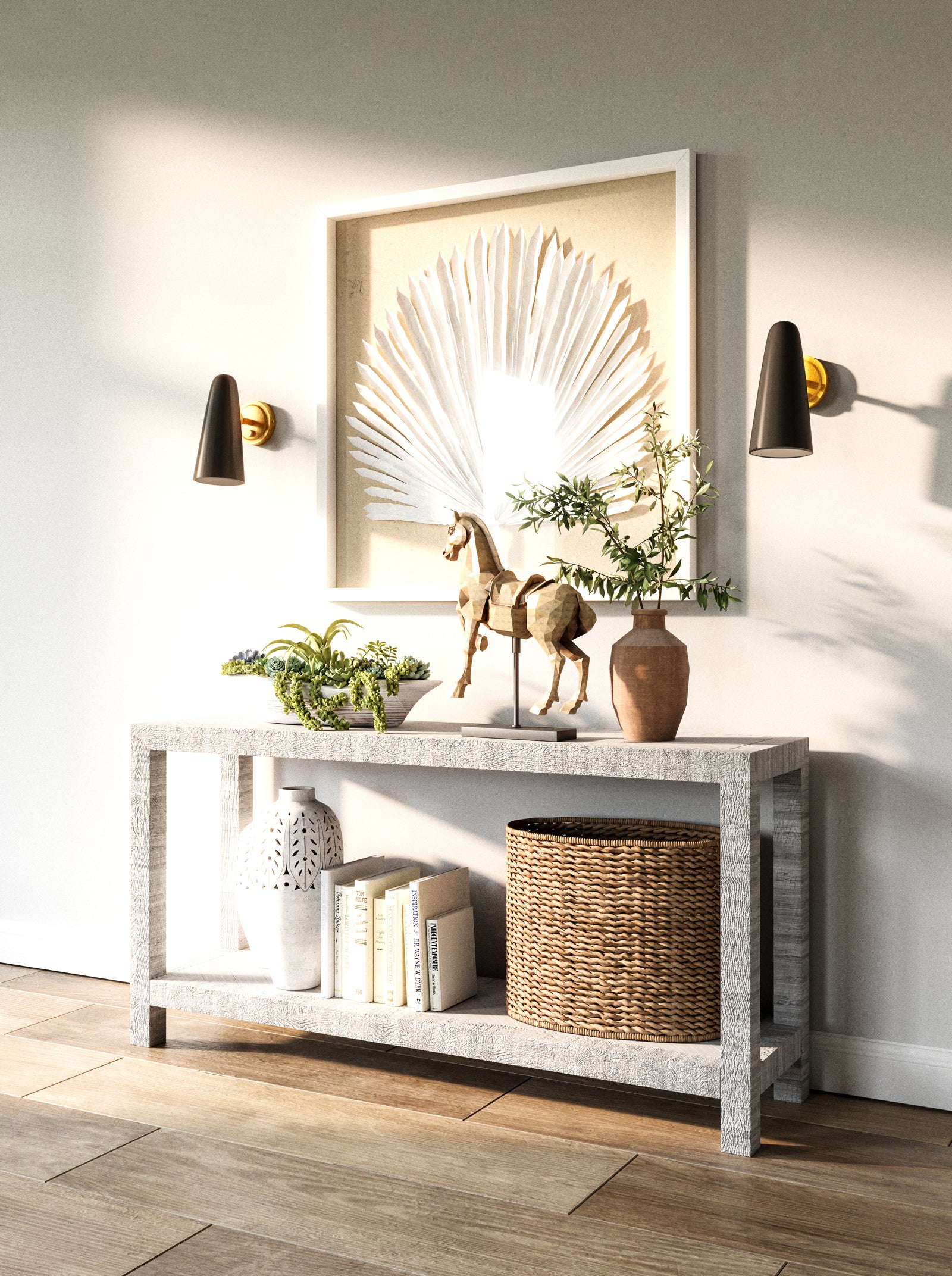 Daniel 5-in Aged Gold/White 1 Light Wall/Vanity