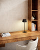 Dario 5-in Black LED Table Lamp
