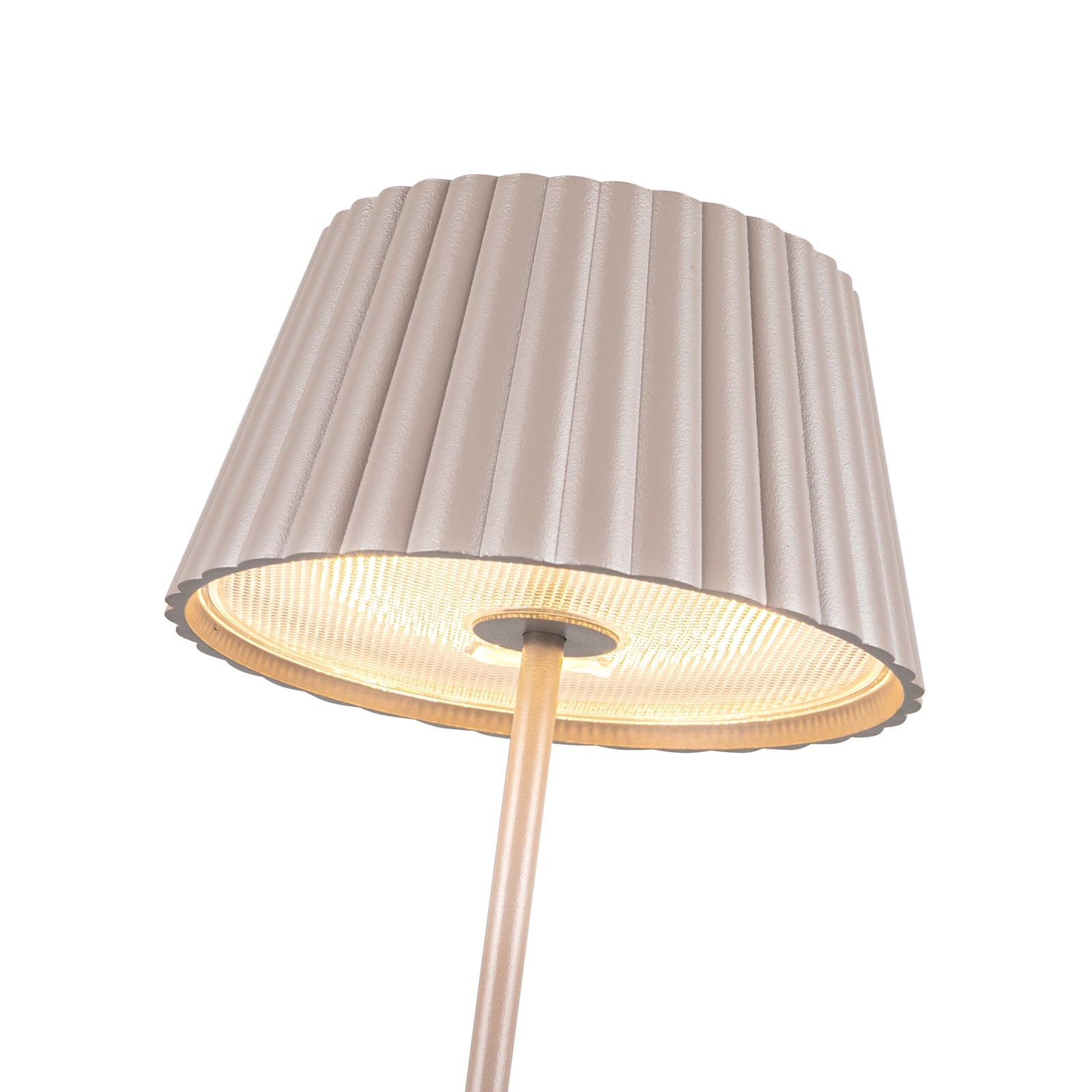 Dario 5-in Moonstone Gray LED Table Lamp