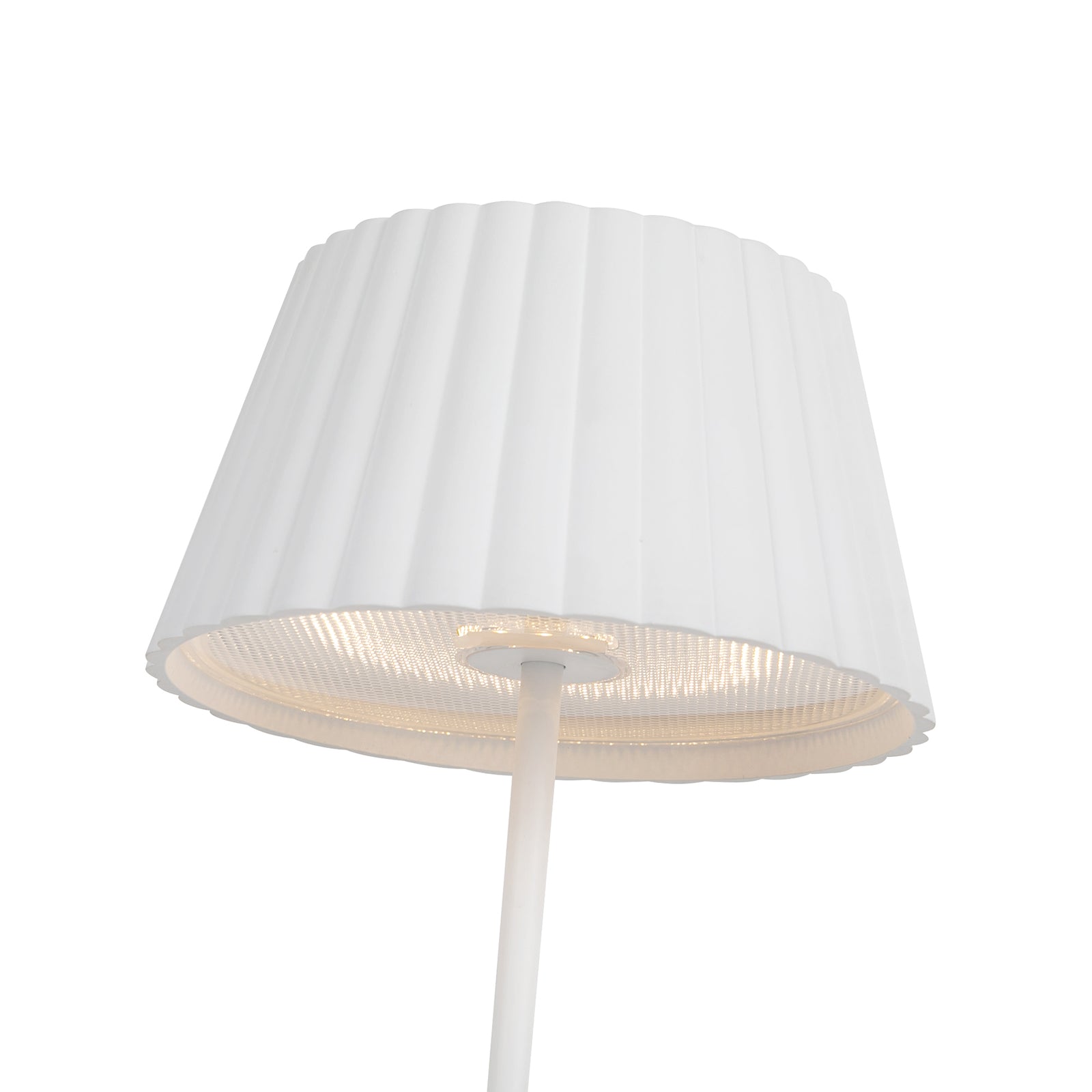 Dario 5-in White LED Table Lamp