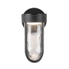 Davy 11-in Black LED Exterior Wall Sconce