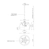 Deco 12-in Clear/Black LED Pendant