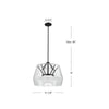 Deco 18-in Clear/Brushed Gold LED Pendant
