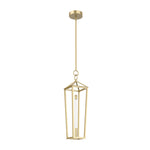 Delphine 20-in Natural Brass LED Pendant