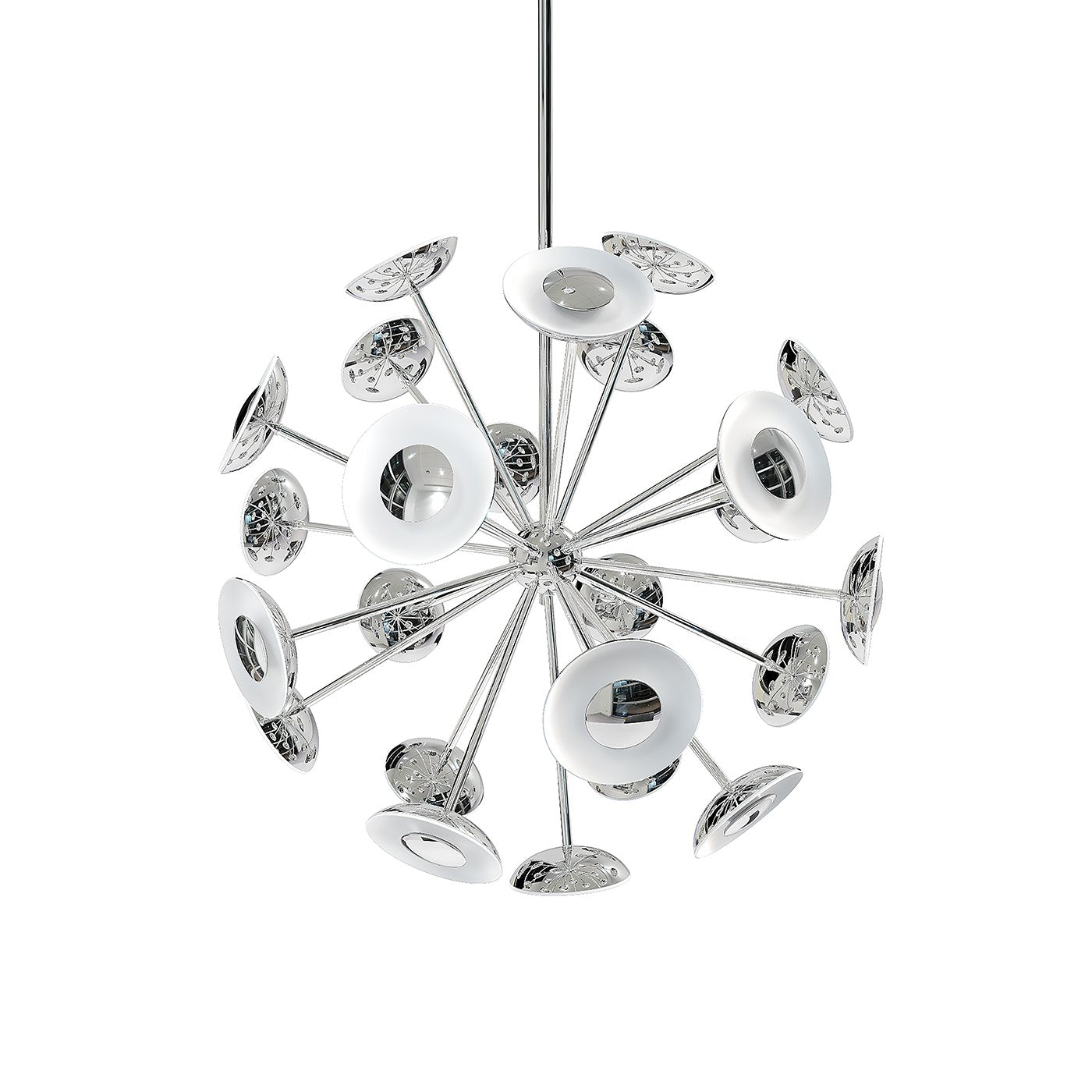 Dot 27" Chandelier - Polished Chrome
