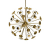 Dot 36" Chandelier - Etched Gold