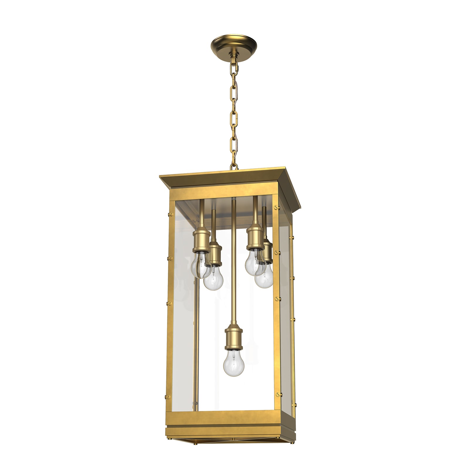 Douglas Vintage Brass 5 Lights Pendant