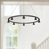 Dune 33-in Black LED Chandeliers