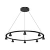 Dune 33-in Black LED Chandeliers