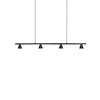 Dune 37-in Black LED Linear Pendant