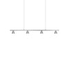 Dune 37-in Brushed Nickel LED Linear Pendant