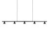 Dune 47-in Black LED Linear Pendant