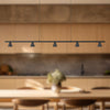 Dune 47-in Black LED Linear Pendant