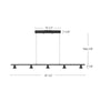 Dune 47-in Brushed Nickel LED Linear Pendant
