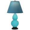 Egg Blue Double Gourd Table Lamp