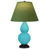 Egg Blue Double Gourd Table Lamp