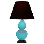 Egg Blue Small Double Gourd Accent Lamp