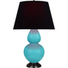 Egg Blue Double Gourd Table Lamp