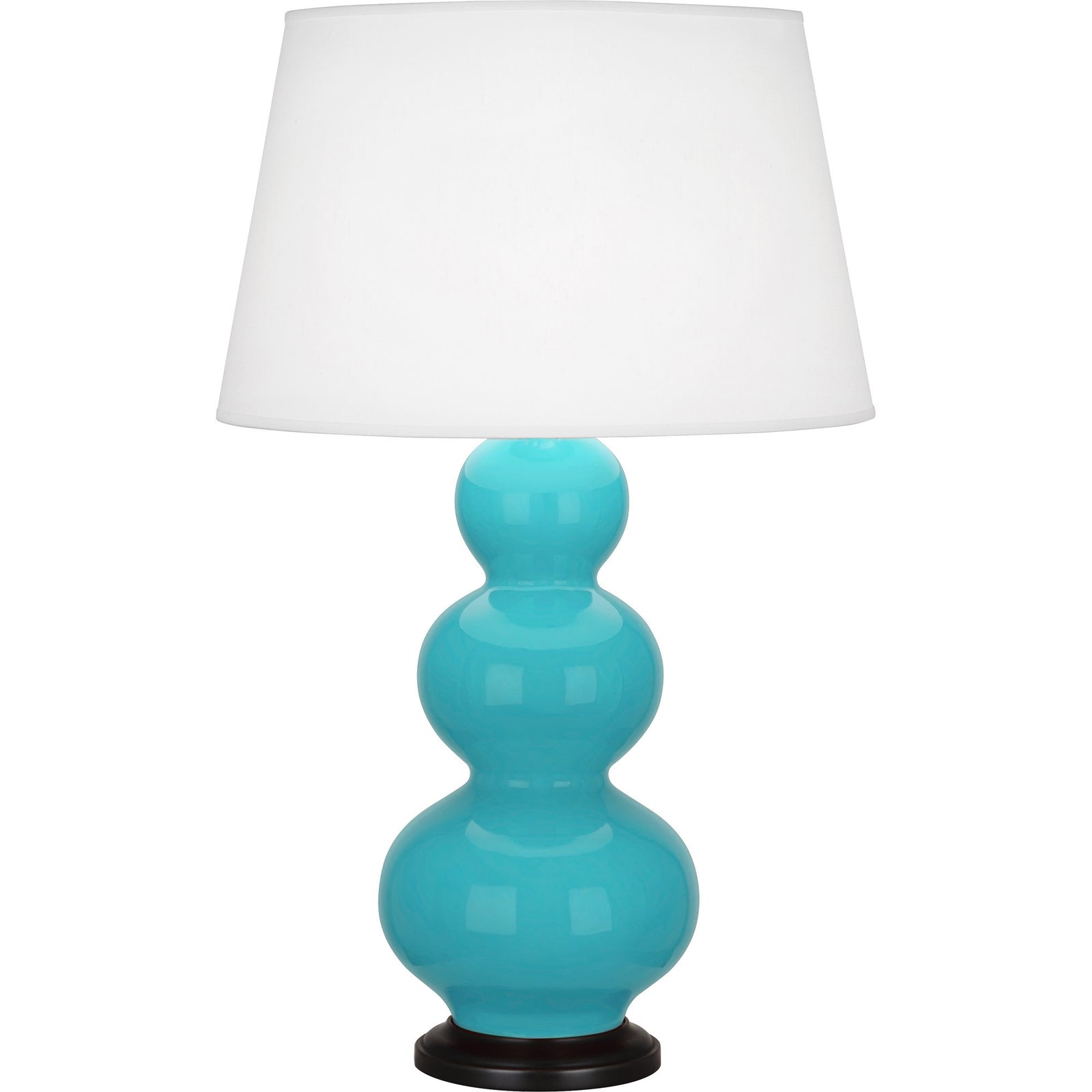 Egg Blue Double Gourd Table Lamp