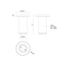 Nordic 6-in (2-in Dia.) White LED Exterior Ceiling
