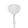 Effie 27-in Antique White/Opal Glass Socket Chandelier