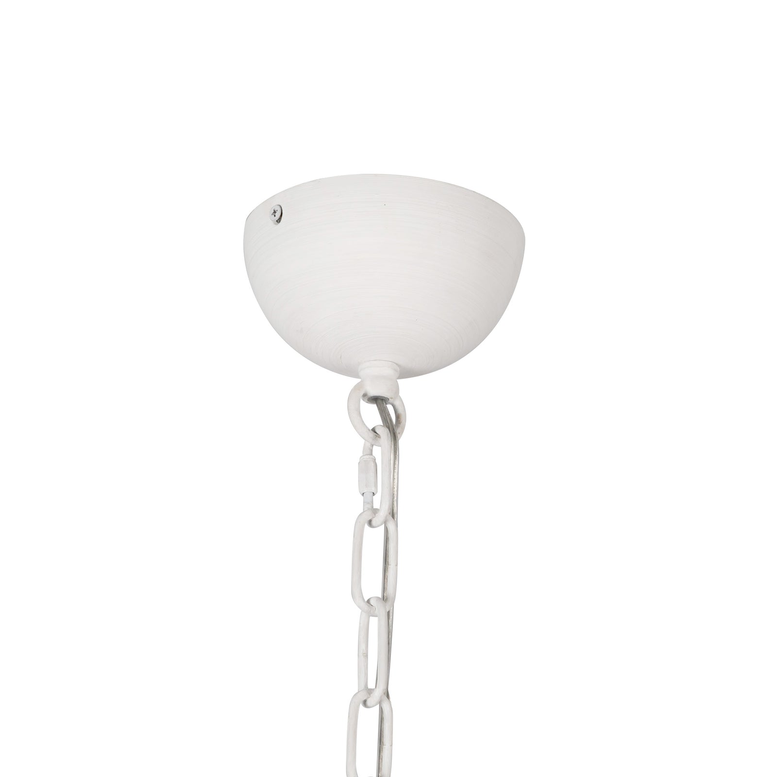 Effie 39-in Antique White/Opal Glass Socket Chandelier