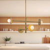 Elixir 22-in Brushed Gold LED Chandelier