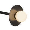 Elixir 22-in Black LED Chandelier
