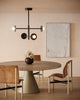 Elixir 22-in Black LED Chandelier