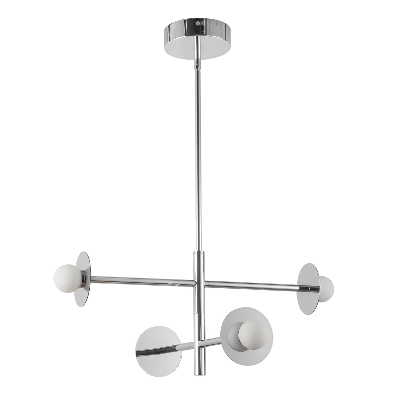 Elixir 22-in Chrome LED Chandelier