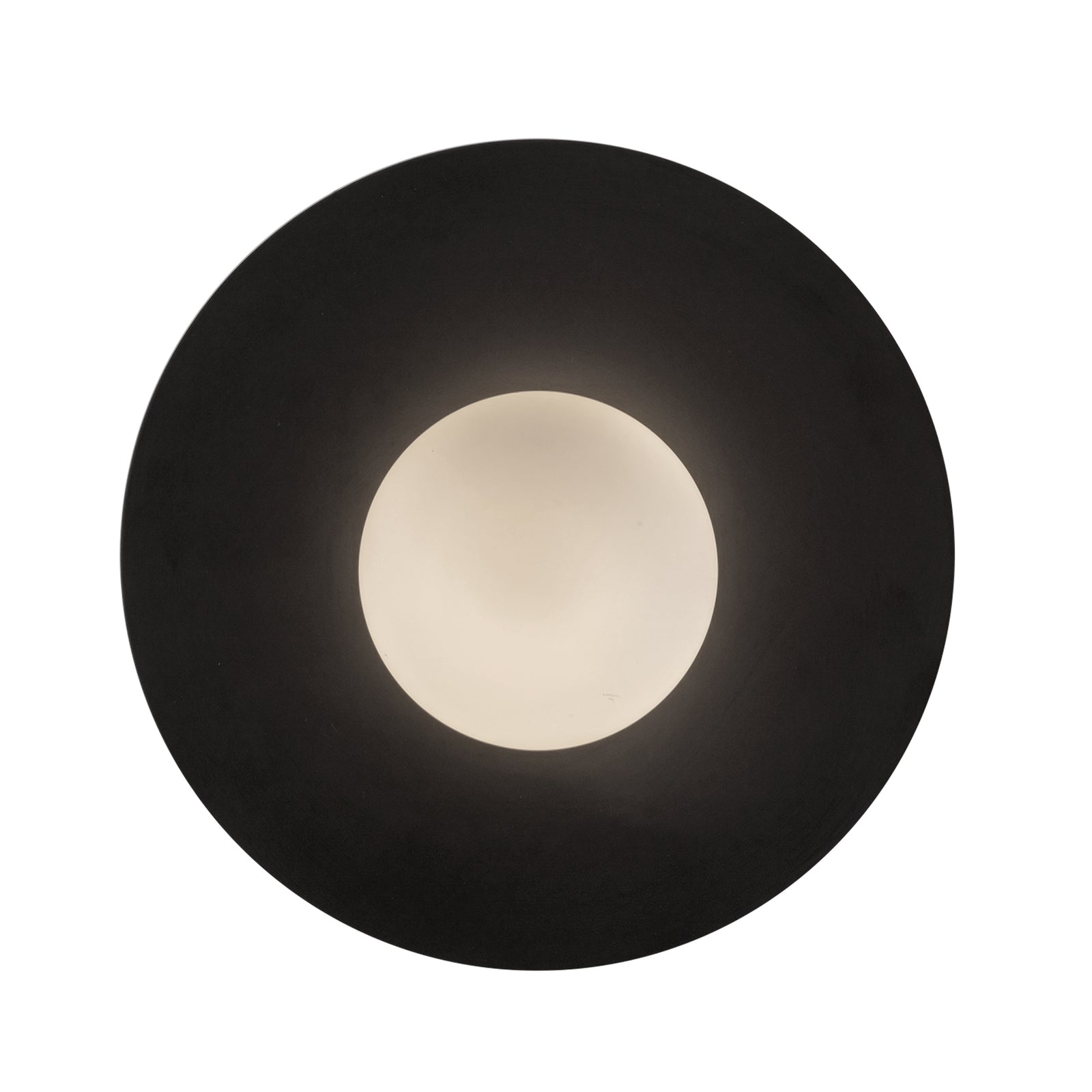 Elixir 10-in Black LED Flush Mount