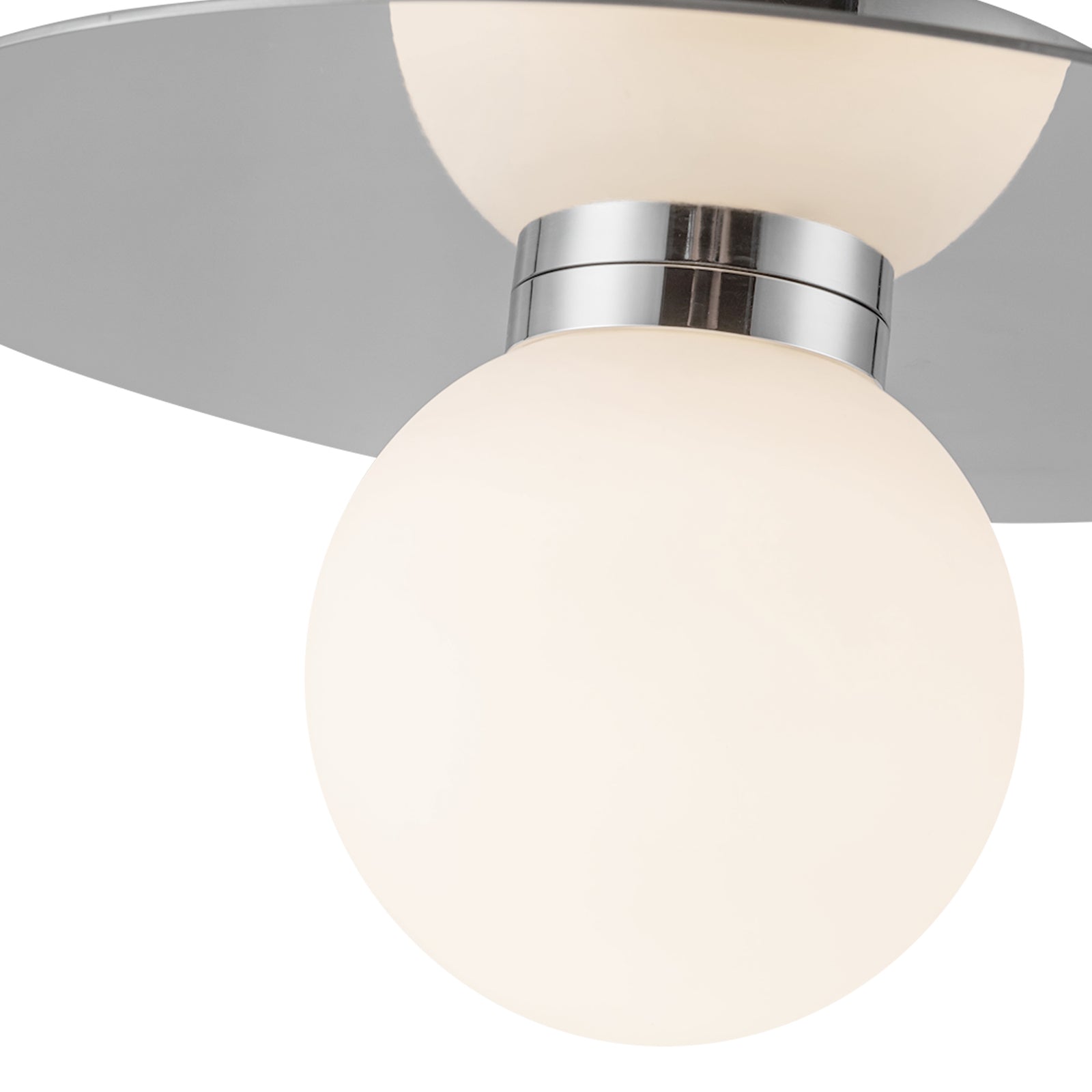 Elixir 10-in Chrome LED Flush Mount
